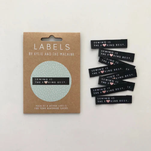 Sewing is the best woven labels