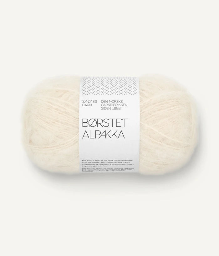 Borstet Alpakka