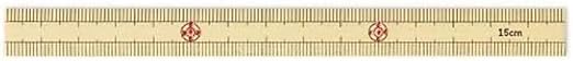 Seeknit bamboe meetlat 20 cm