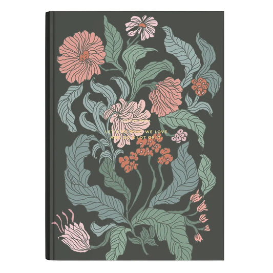 Cozy Flower notitieboek, desert rose
