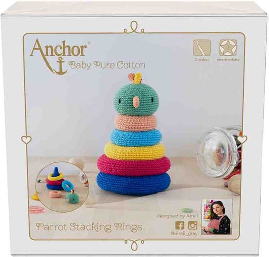 Anchor Parrot Stacking Rings haakpakket