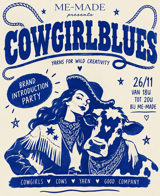 Cowgirlblues Party - Donderdag 26/11 tussen 18u - 20u