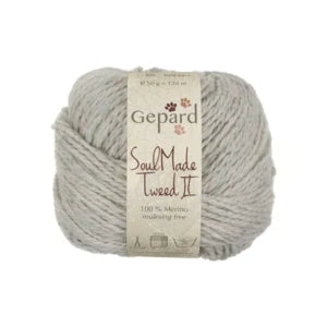 Gepard SoulMade Tweed II - zachte merinowol met tweed