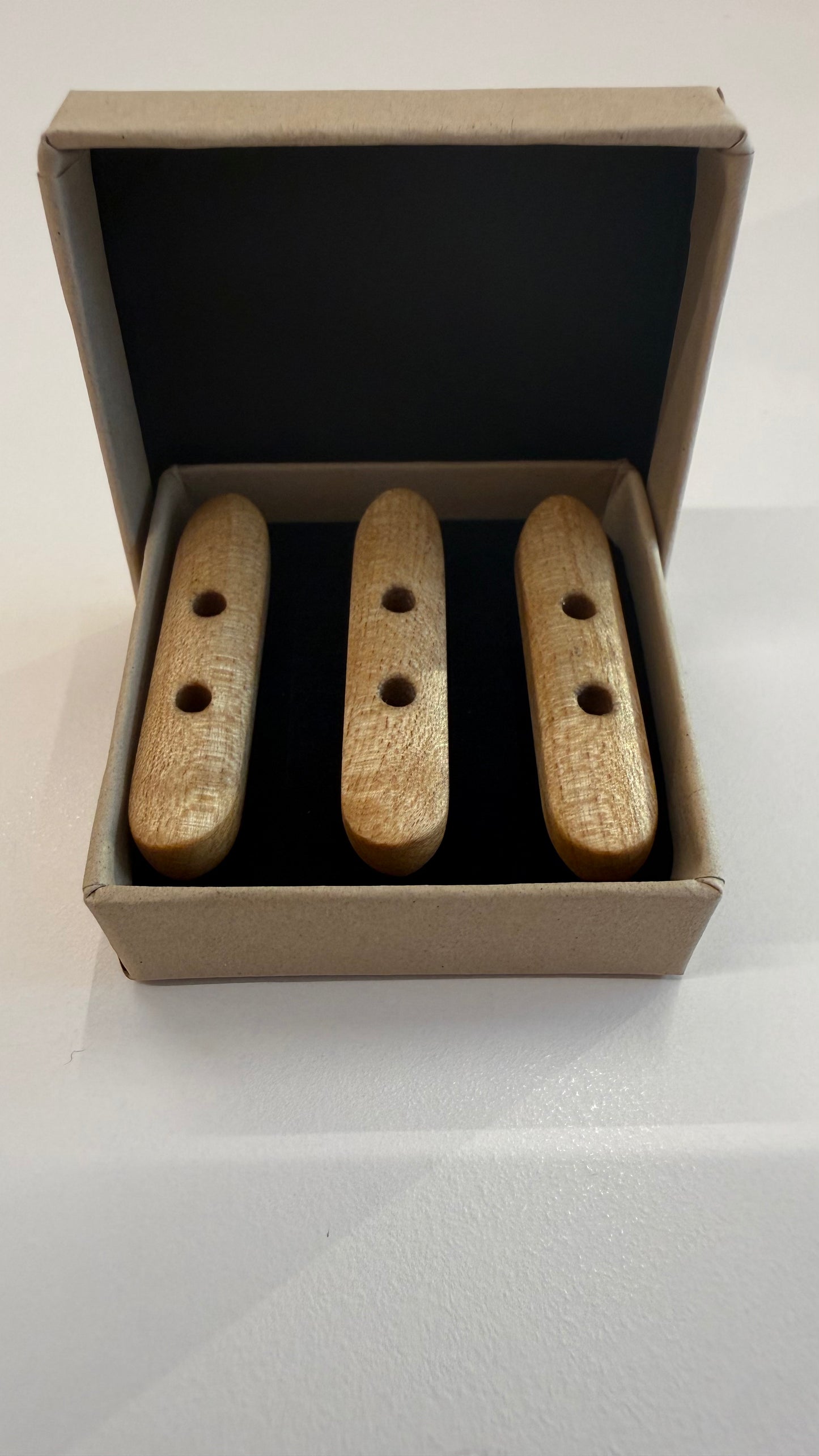 Stavre houten knoop Esdoorn Lijnolie