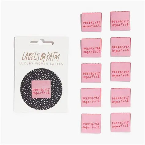 Perfectly Imperfect woven labels