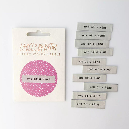 One Of a Kind woven labels