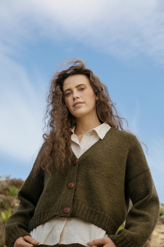 Mosspath cardigan van Laine/Jonna Helin - Zat 05/09, 19/09, 03/10 en 31/10 van 14u tot 17u