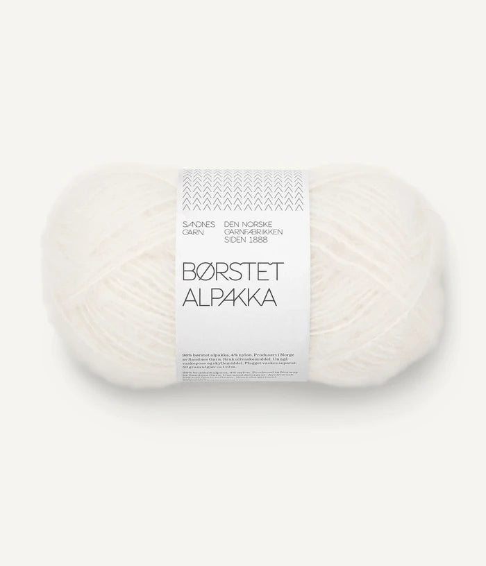 Borstet Alpakka