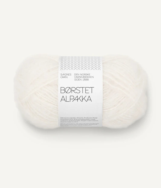 Borstet Alpakka