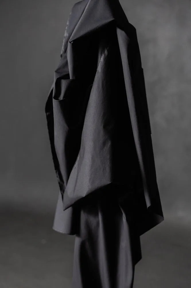 Black Organic Cotton Poplin