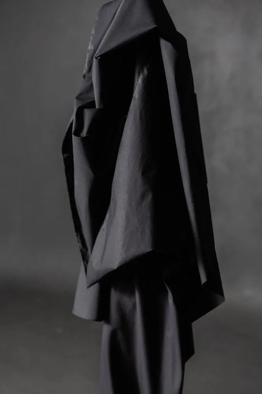 Black Organic Cotton Poplin