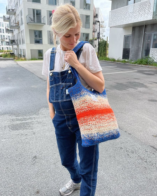 Technicolor tote bag